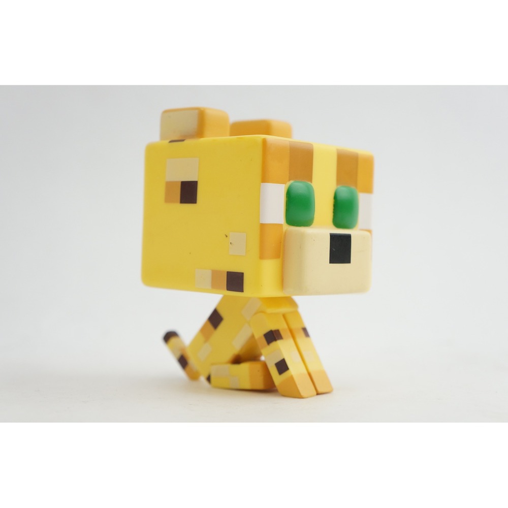 Minecraft Ocelot Series 1 Vinyl Figure Yellow Cat Pixelated Good